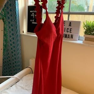Red dress